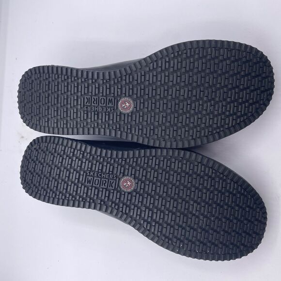 Skechers Shape Ups Work Black Leather Casual Slip Resistant Shoe Womens Size 9.5 - Picture 10 of 10